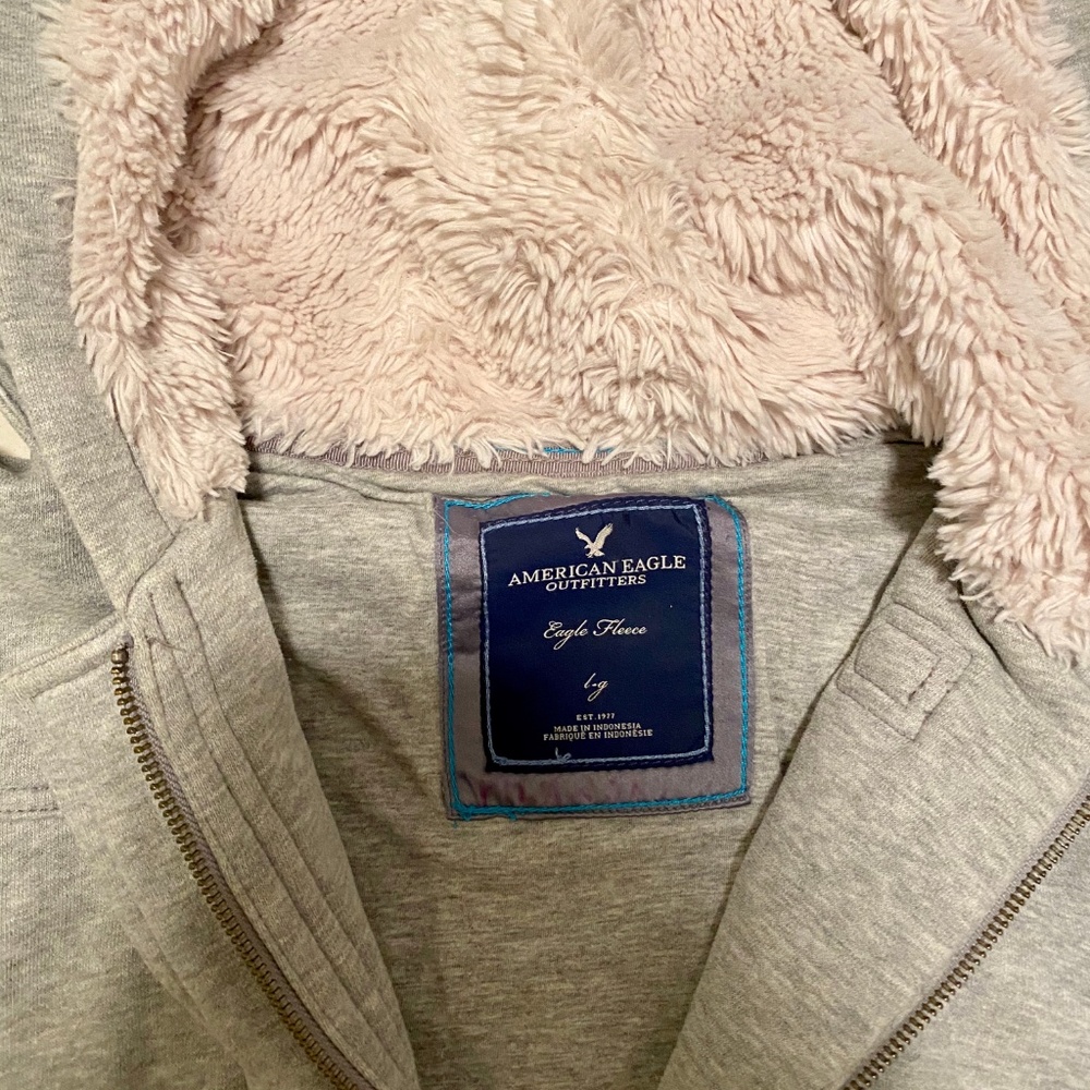 American Eagle Button/Zip Winter Jacket - image 3